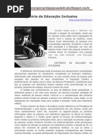 Trajetória da Educação Inclusiva