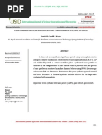 Download Green Synthesis of Gold Nanoparticles Using Various Extract of Plants and Spices by ijsidonlineinfo SN110585093 doc pdf