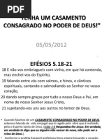 Casamento Cheio Do Espirito Santo