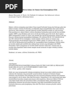 Download Analisis Bakteri Coliform Dalam Air Sumur Dan Kemungkinan Efek Biopatologik by kuciankew SN110585979 doc pdf