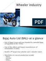 Bajaj Auto India's Leading Two Wheeler Manufacturer