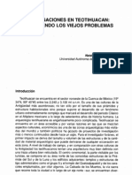 Investigaciones en Teotihuacan_ Redefiniendo Los Viejos Problemas