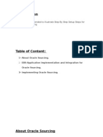 R12 Oracle Sourcing Setup