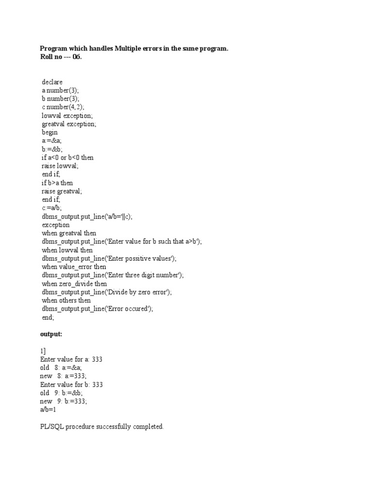 Multiple Errors List No 24 | PDF | Teaching Methods & Materials | Computers