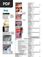 Daftar Harga Material Gypsum