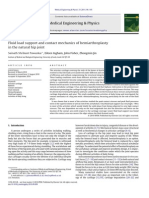 Fluid Load Support and Contact Mechanics of Hemiarthroplasty