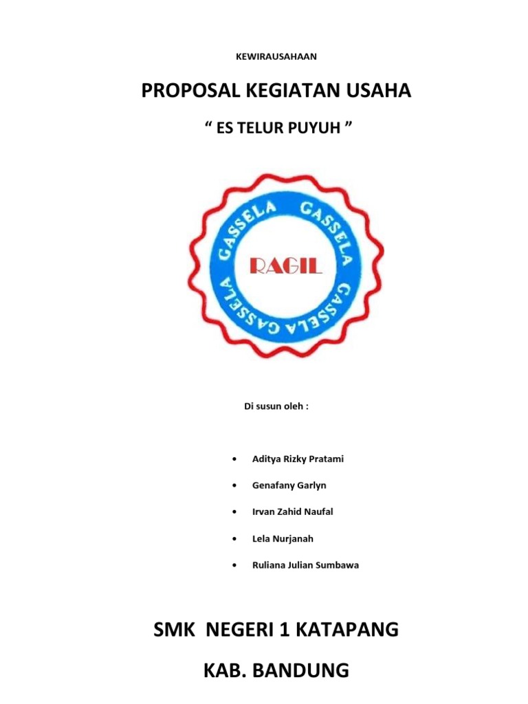 Kwu - Cover Proposal Usaha | PDF