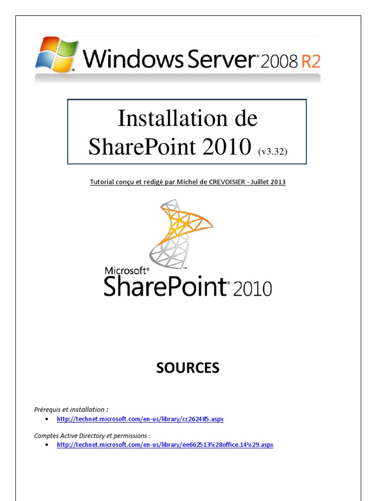SharePoint 2010 Installation Guide | PDF | Server (Computing) | Active ...