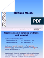 9 Mitosi e Meiosi Genetica Agraria Uniss