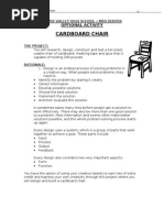 Cardboard Chair Directions