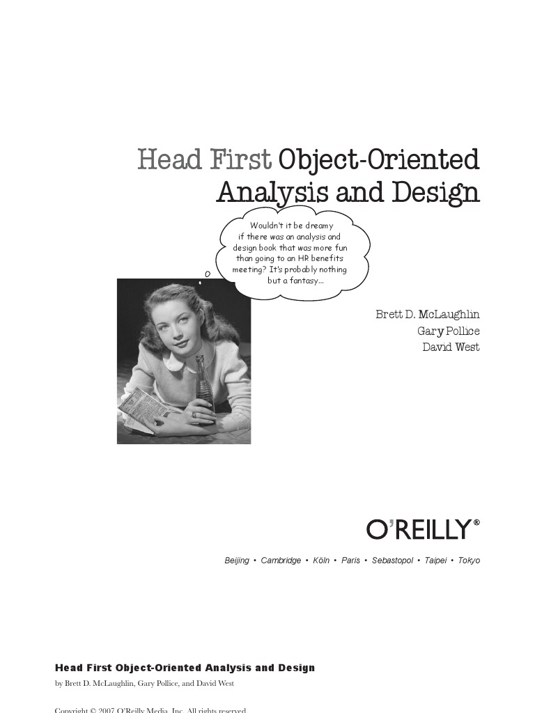 Head First Object-Oriented Analysis and Design | PDF | Class (Computer ...
