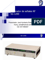 Generador de señales RF SG-1200