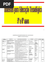 PLANIFICAÇÕES E PROGRAMAÇÕES Educação Tecnológica