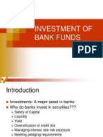Investment of Bank Funds