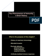 The Phenomenon of Immunity. y A Brief History