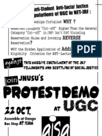 Join Jnusu's Protest Demo at Ugc On 22 October