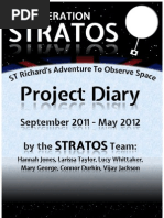 Download Project STRATOS Near Space Balloon Photography Diary by Project STRATOS SN110643718 doc pdf