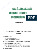 Max Weber e a Teoria da Burocracia