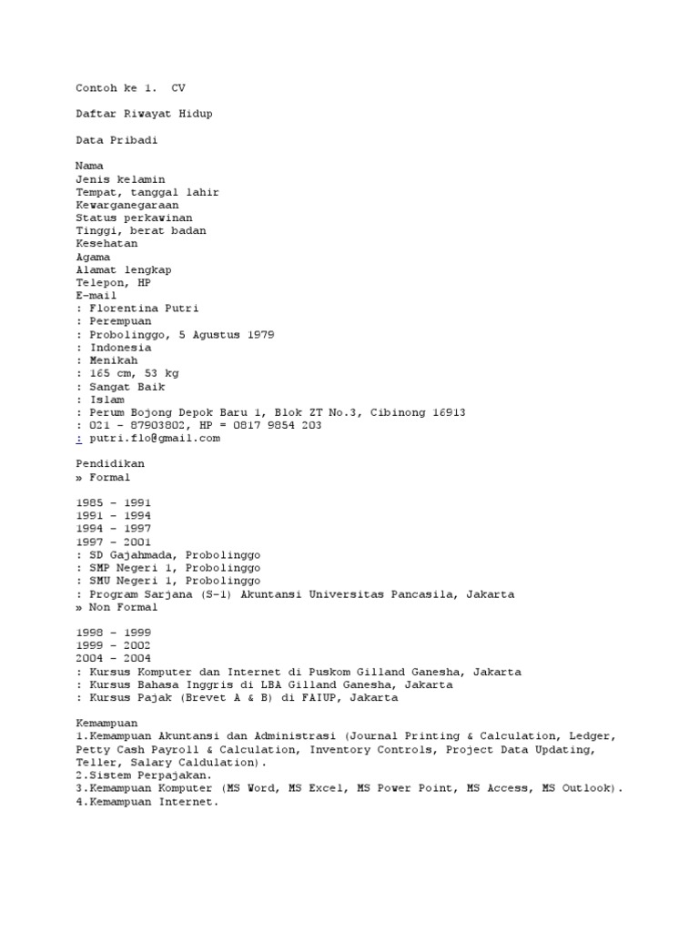 Download 98+ Contoh Surat Lamaran Kerja Non Formal Gratis