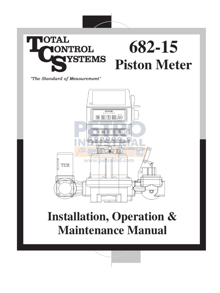 PETRO TCS 682 Series Piston Meter Operations Manual | PDF | Valve ...