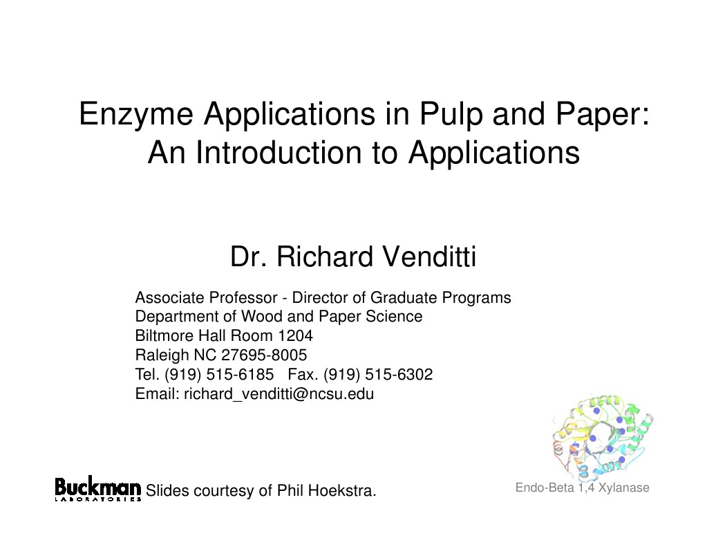 Enzyme Applications in Pulp and Paper - 2 | PDF | Pulp (Paper) | Enzyme