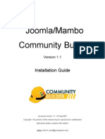 Joomlapolis CB1.1 Installation Guide