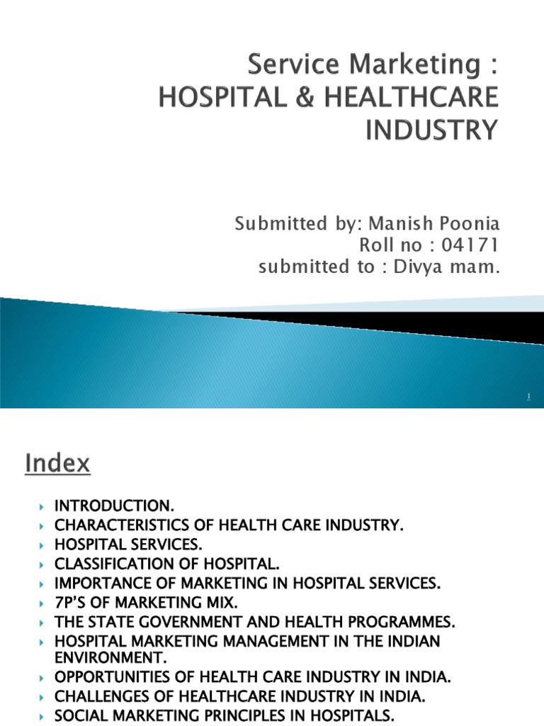 Marketing Strategies in Indian Hospitals | PDF | Hospital | Promotion ...