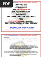 Download Bibles for Free eBook by Solomon Ternder Anzenge SN110662064 doc pdf