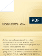 Analisis Primal Dual