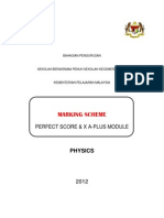 Scheme Physics Perfect Score 2012