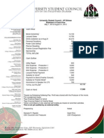 USC Finance Reports As of August 31 - UP For Transparency and Accountability