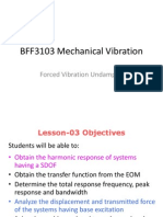 Mechanical Vibration Forced Undamped