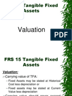 FRS 15 Tangible Fixed Assets: Valuation