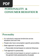 Personality &amp Consumer Behaviour