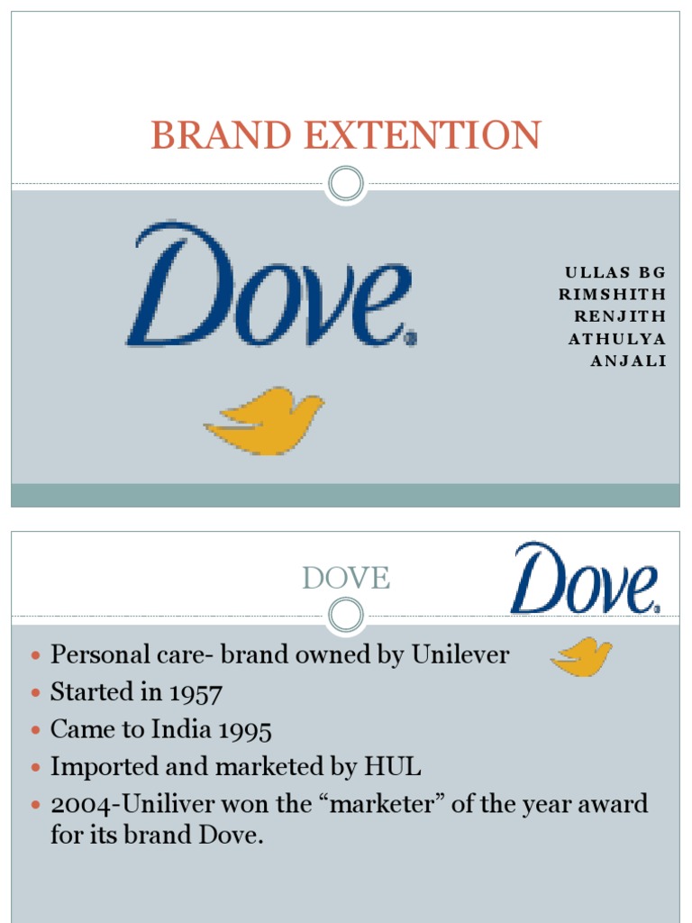 Dove Brand Extension for Men | PDF