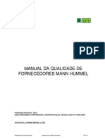 Manual Da Qualidade de Fornecedores Mann Hummel