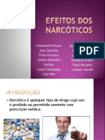 EFEITOS DOS   NARCÓTICOS