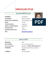 Curriculum Vitae Jack