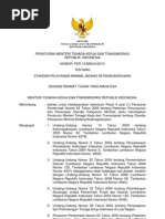 Download Permenaker No 15 Th 2010 Ttg Standar Pelayanan Minimal Bidang Ketenagakerjaan by Barita Tambunan SN110728290 doc pdf
