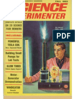 Powerful Tesla Coil - Science Experimenter Fall 1963