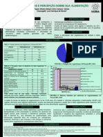 VEGETARIANOS E PERCEPÇÃO SOBRE SUA  ALIMENTAÇÃO