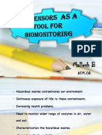 Biosensor in Biomonitoring