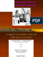 Electron Beam Calorimeters