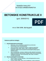 1 Predavanje Beton II