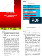 Pre Event Information & Peraturan Umum (Updated - Selasa, 23 Okt 2012)