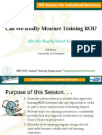 Training ROI Stetar