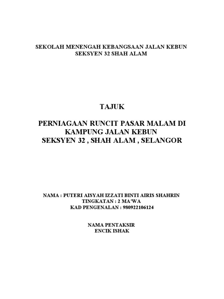 Kajian Geografi Tempatan 2012 Pmr Pdf