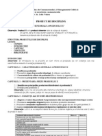Structura Proiect MF ALIM (2011-2012)
