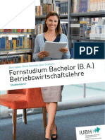 IUBH Fernstudium: Bachelor Betriebswirtschaftslehre