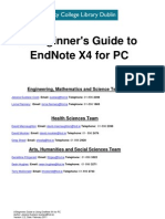 A Beginners Guide to Endnote X4 v 2 2